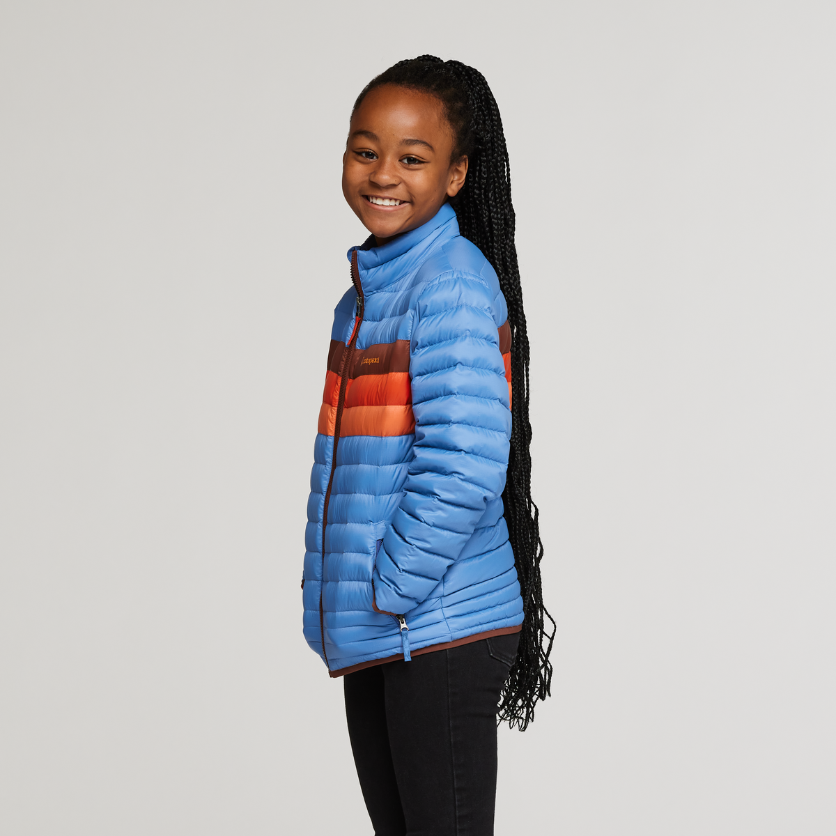 Fuego Down Jacket - Kids', Lupine, Model Adelina