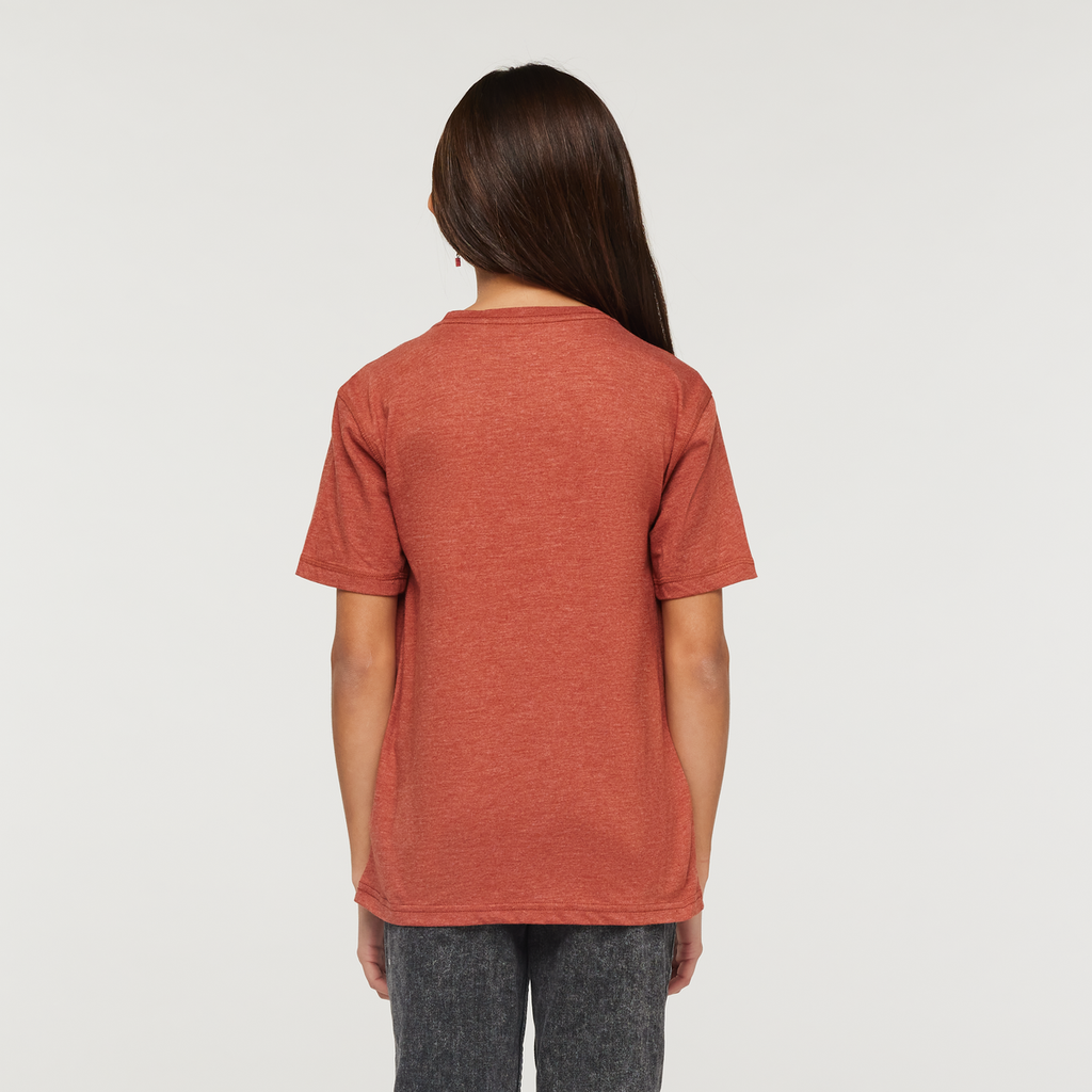Gear for Good Organic T-Shirt - Kids', Spice, Model Scarlett