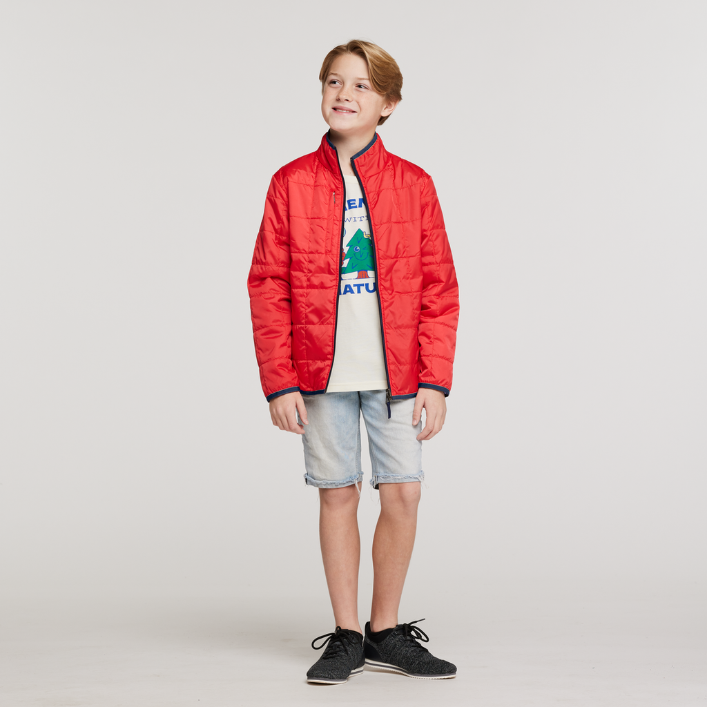 Teca Cálido Jacket - Kids', Sandwich, Model Dax