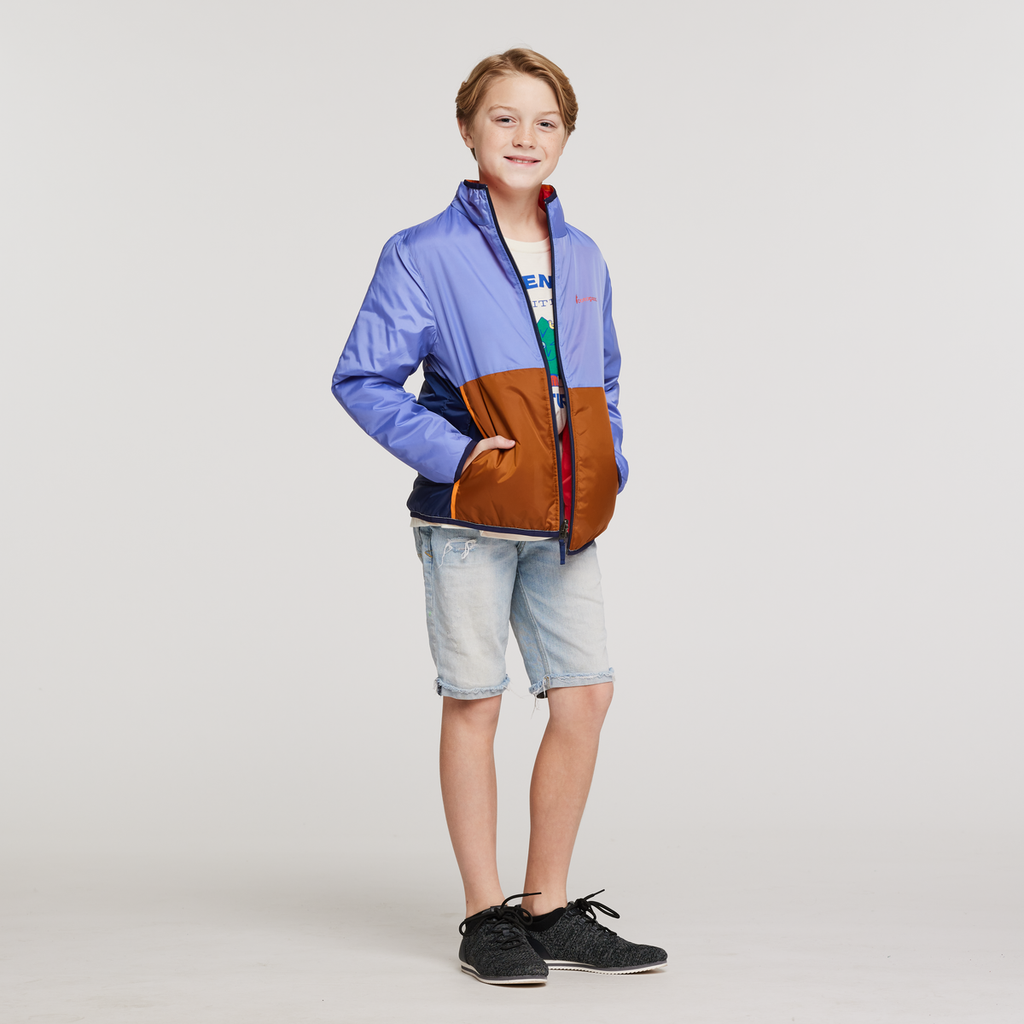 Teca Cálido Jacket - Kids', Sandwich, Model Dax