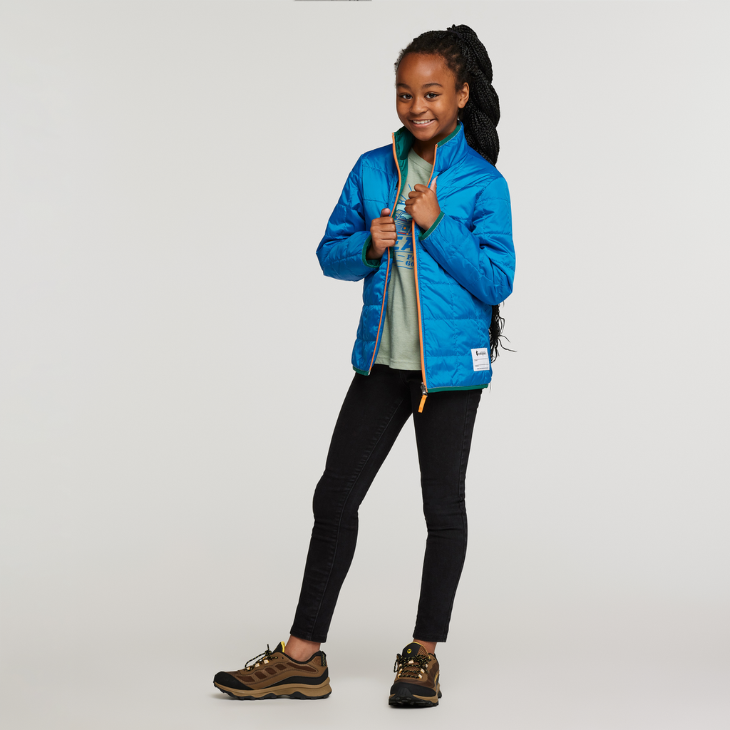 Teca Cálido Jacket - Kids', Tree House, Model Adelina