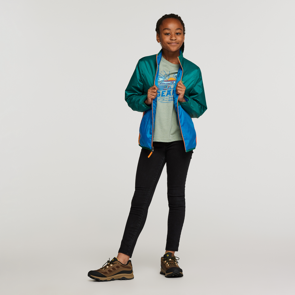 Teca Cálido Jacket - Kids', Tree House, Model Adelina