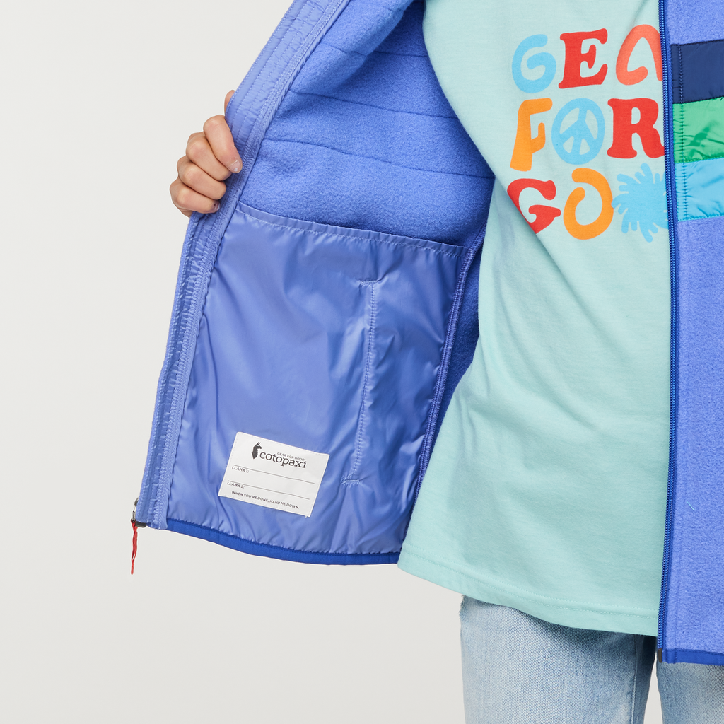 Teca Fleece Jacket - Kids', Gemini, Model Scarlett