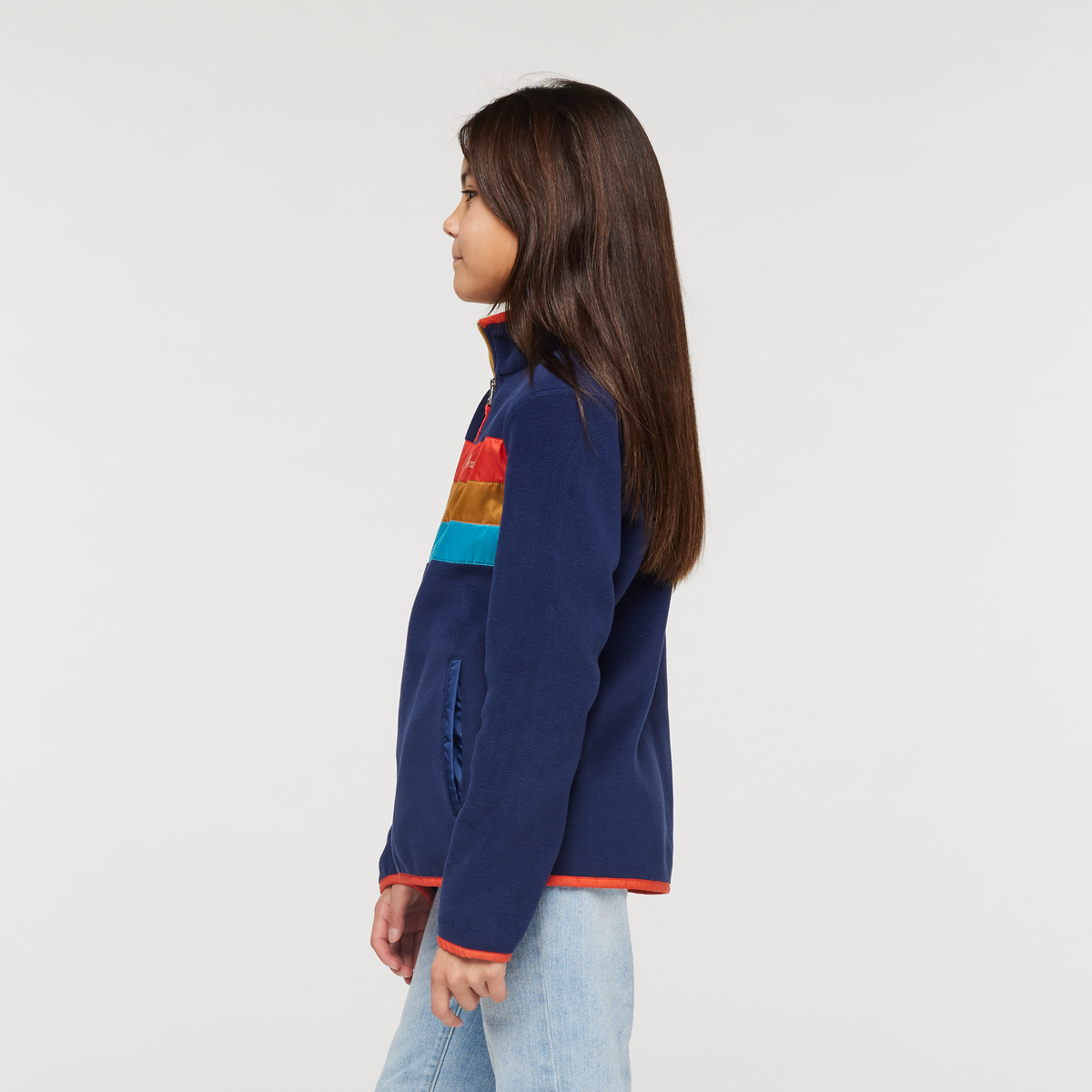 Teca Fleece Jacket - Kids', Rabbit Hole, Model Scarlett