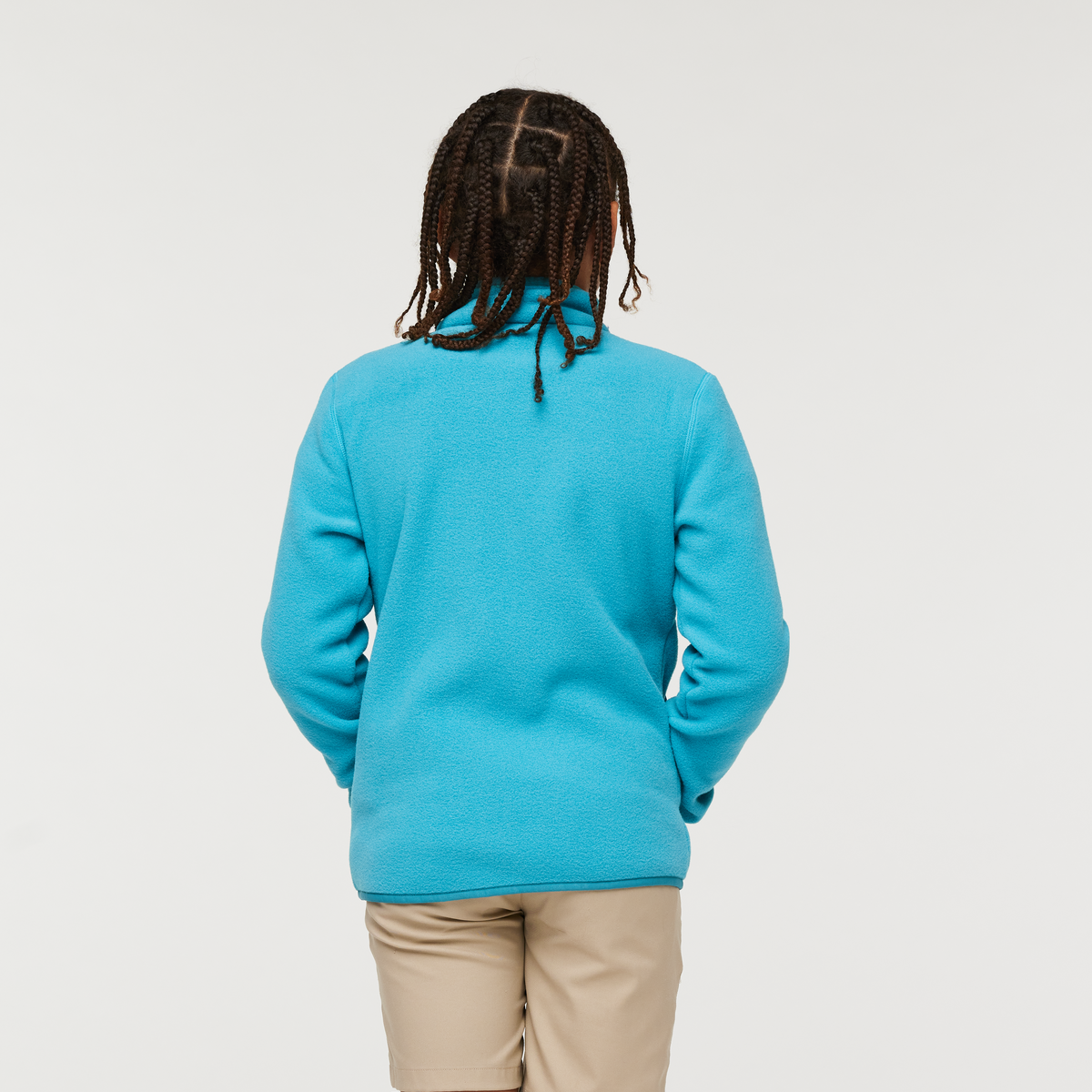 Teca Fleece Jacket - Kids', Seaweed, Model Isaiah
