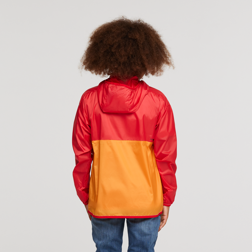 Teca Half-Zip Windbreaker - Kids', Fireball, Model Isaiah