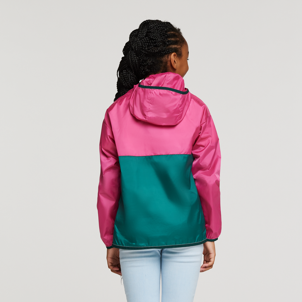 Teca Half-Zip Windbreaker - Kids', Juice, Model Adelina