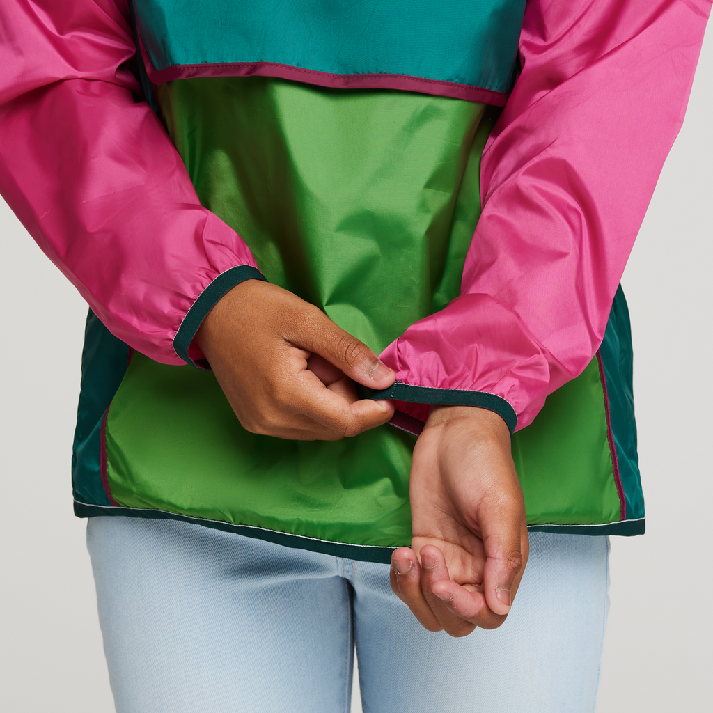 Teca Half-Zip Windbreaker - Kids', Juice, Model Adelina