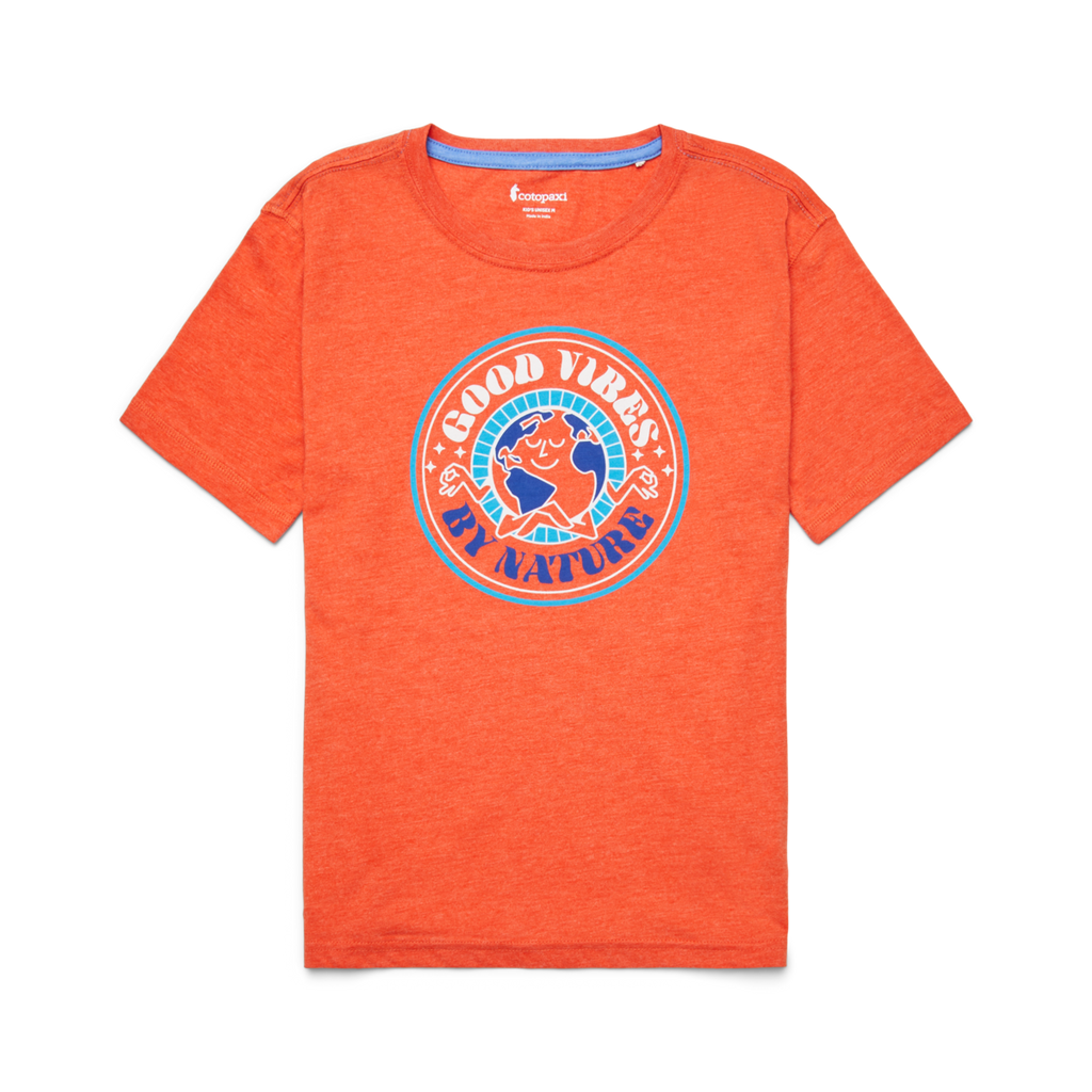 Good Vibes Organic T-Shirt - Kids', Canyon