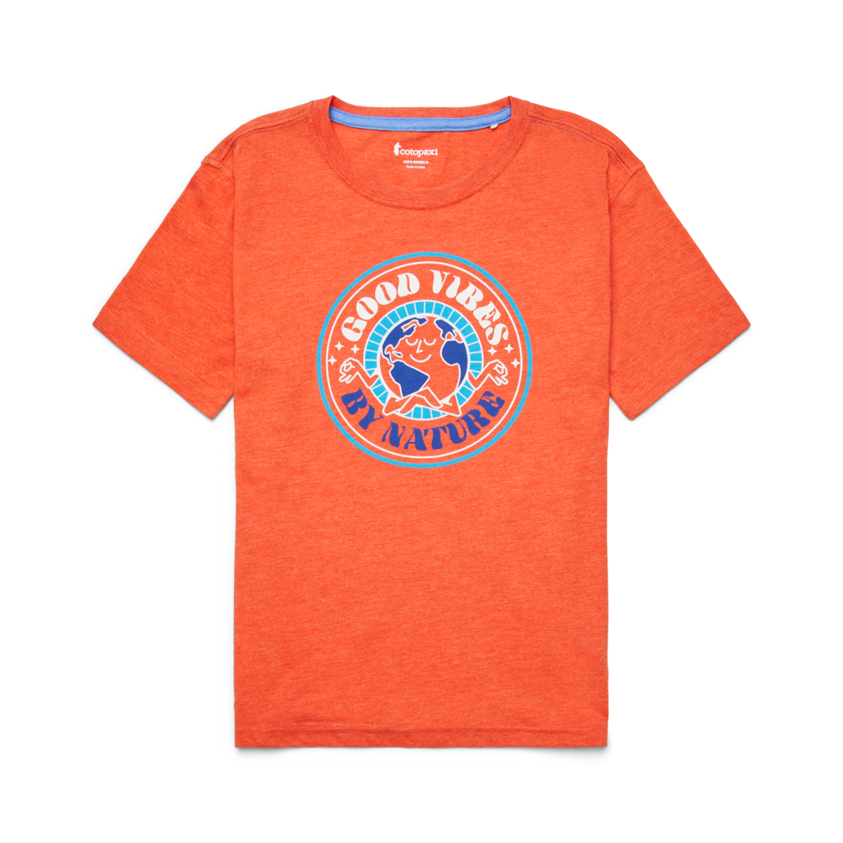 Good Vibes Organic T-Shirt - Kids', Canyon