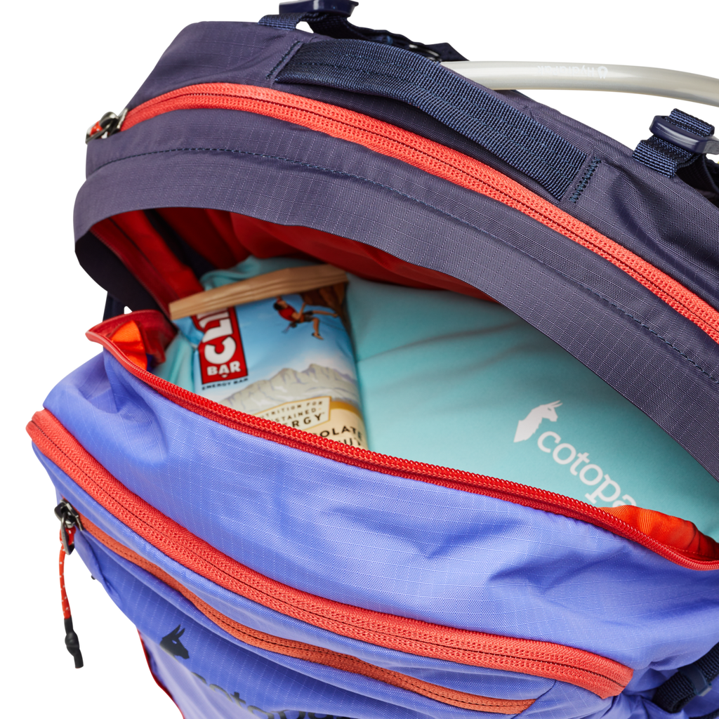 Lagos 25L Hydration Pack, Amethyst/Maritime, Detail