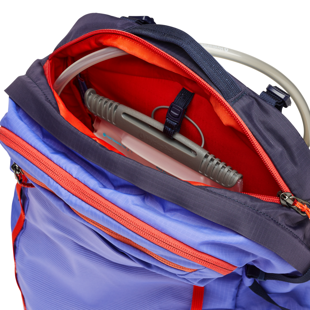 Lagos 25L Hydration Pack, Amethyst/Maritime, Detail