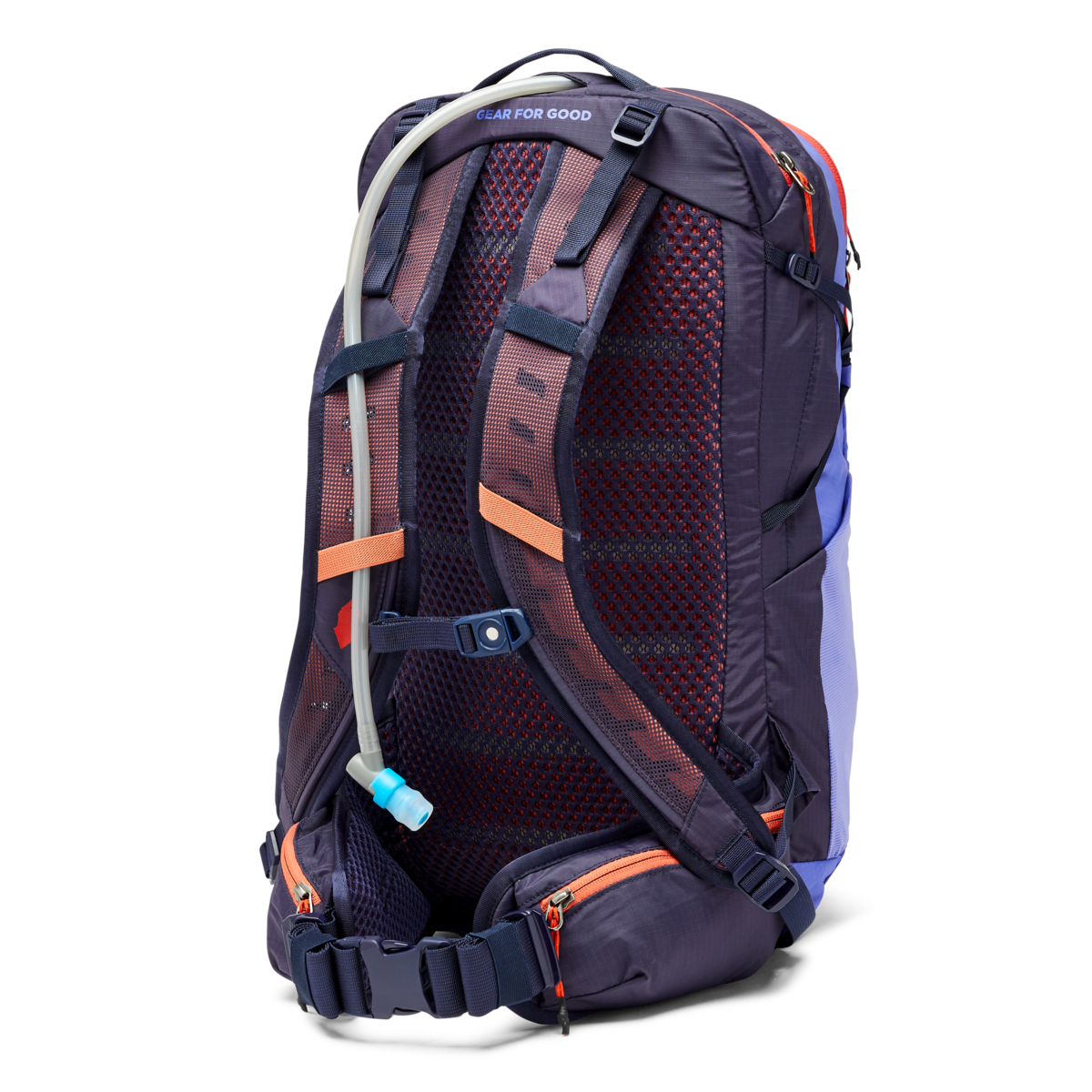 Lagos 25L Hydration Pack, Amethyst/Maritime, Detail