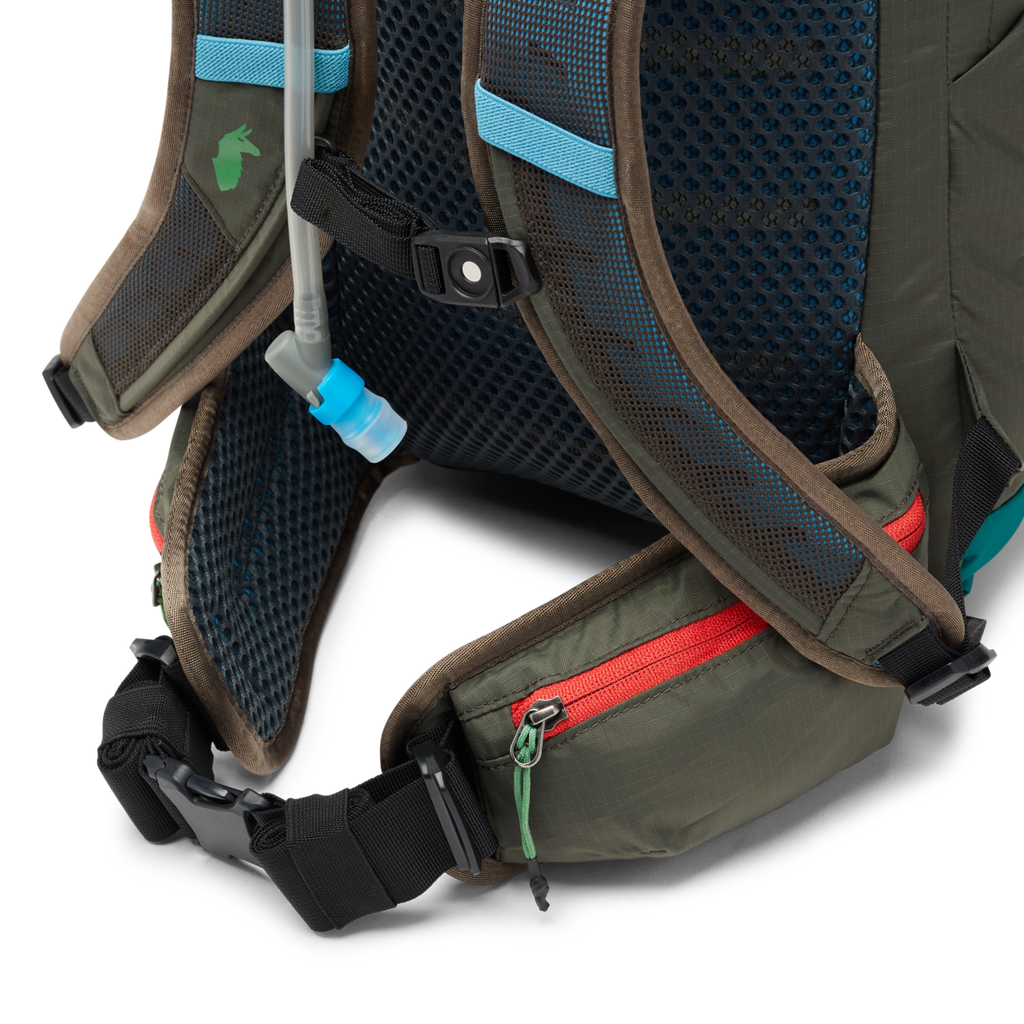 Lagos 25L Hydration Pack, Greenery/Iron, Detail
