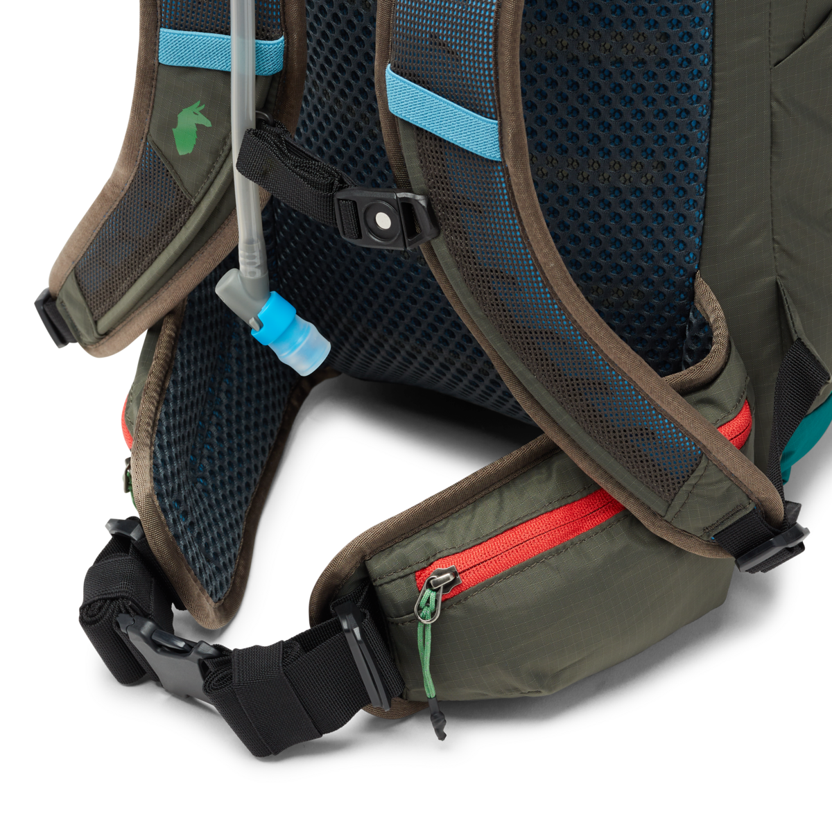 Lagos 25L Hydration Pack, Greenery/Iron, Detail