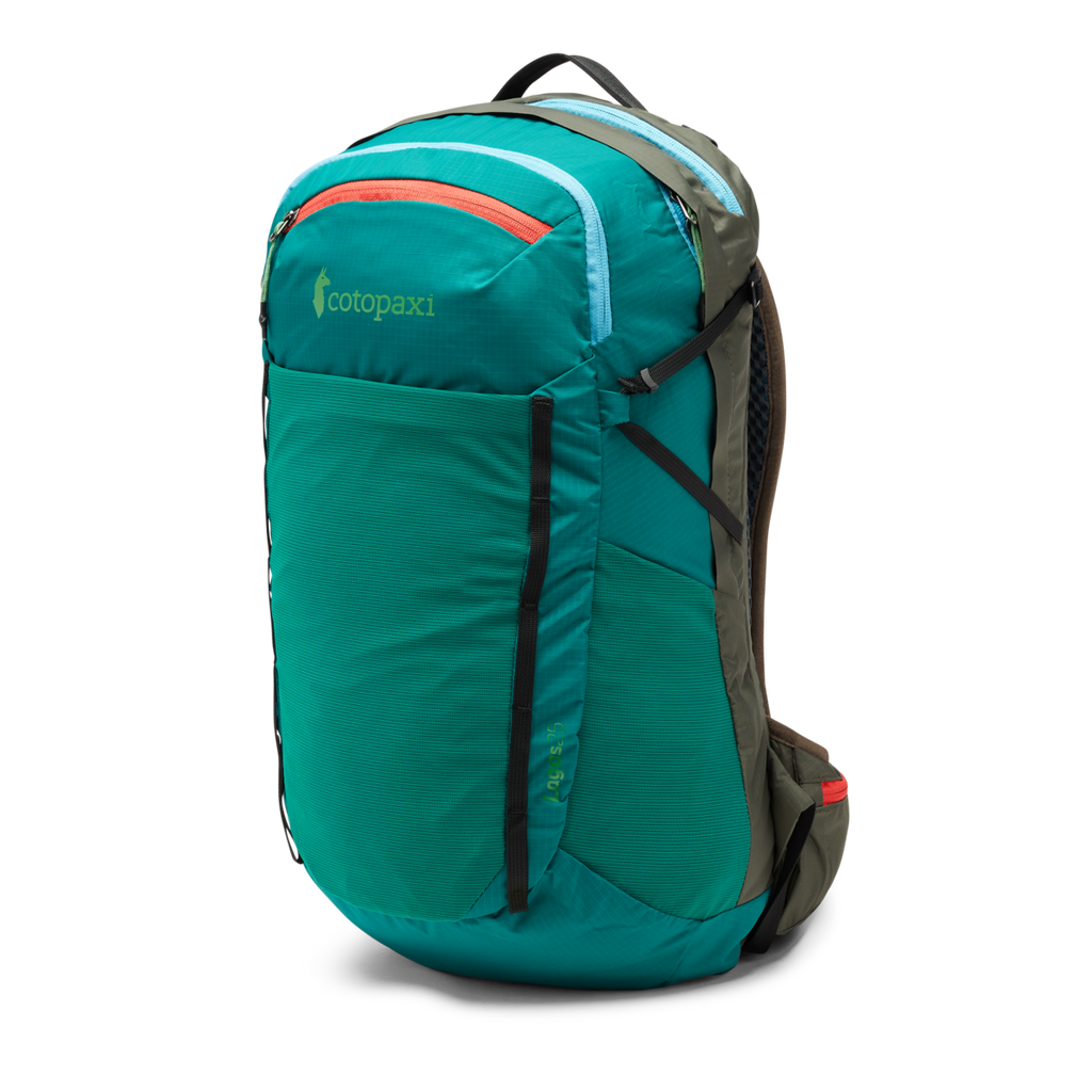 Lagos 25L Hydration Pack, Greenery/Iron, Detail