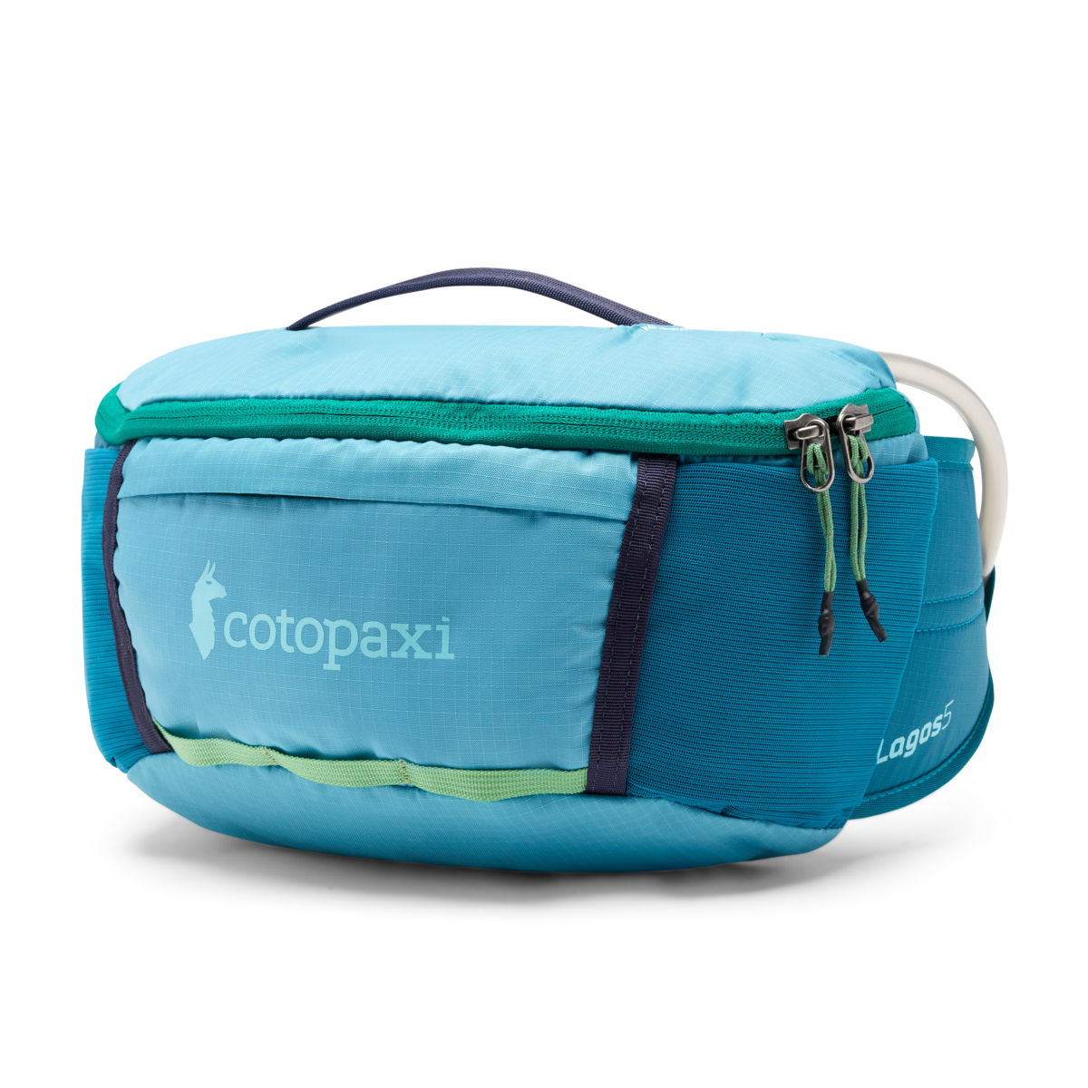 Lagos 5L Hydration Hip Pack, Poolside/Gulf, Detail