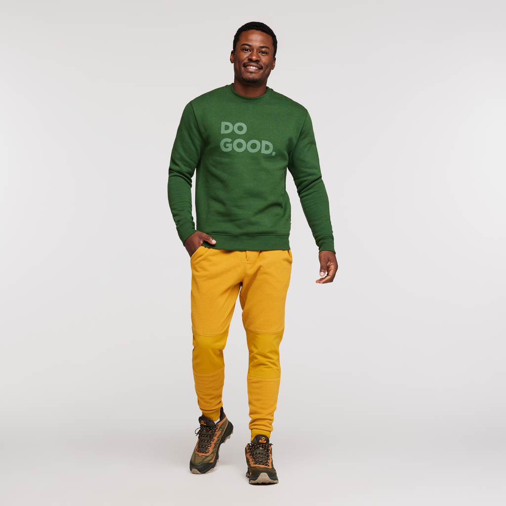 Abrazo Fleece Jogger - Men's, Amber, Model Jeremy