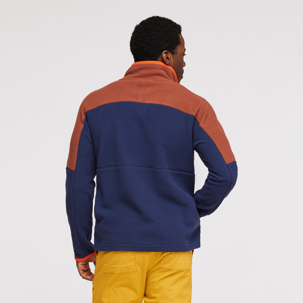 Abrazo Half-Zip Fleece Jacket - Men's, Acorn/Maritime, Model Jeremy