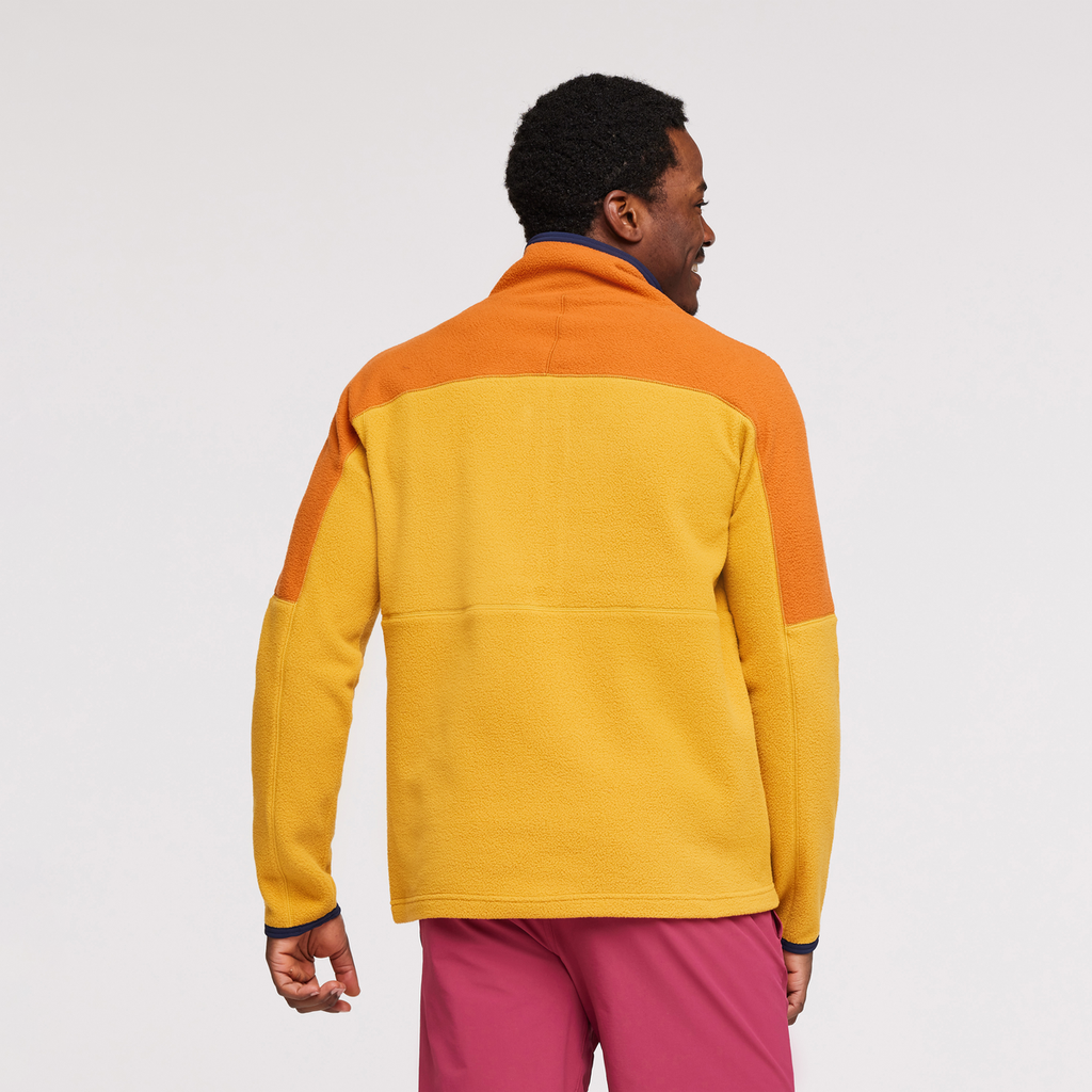 Abrazo Half-Zip Fleece Jacket - Men's, Mezcal/Amber, Model Jeremy
