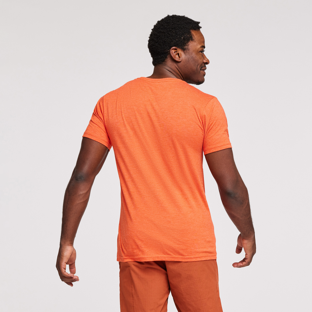 Altitude Llama Organic T-Shirt - Men's, Canyon, Model Jeremy