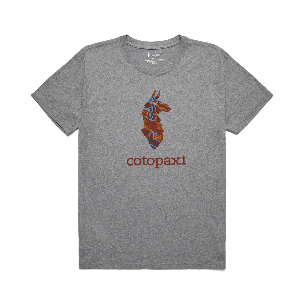 Altitude Llama Organic T-Shirt - Men's, Heather Grey