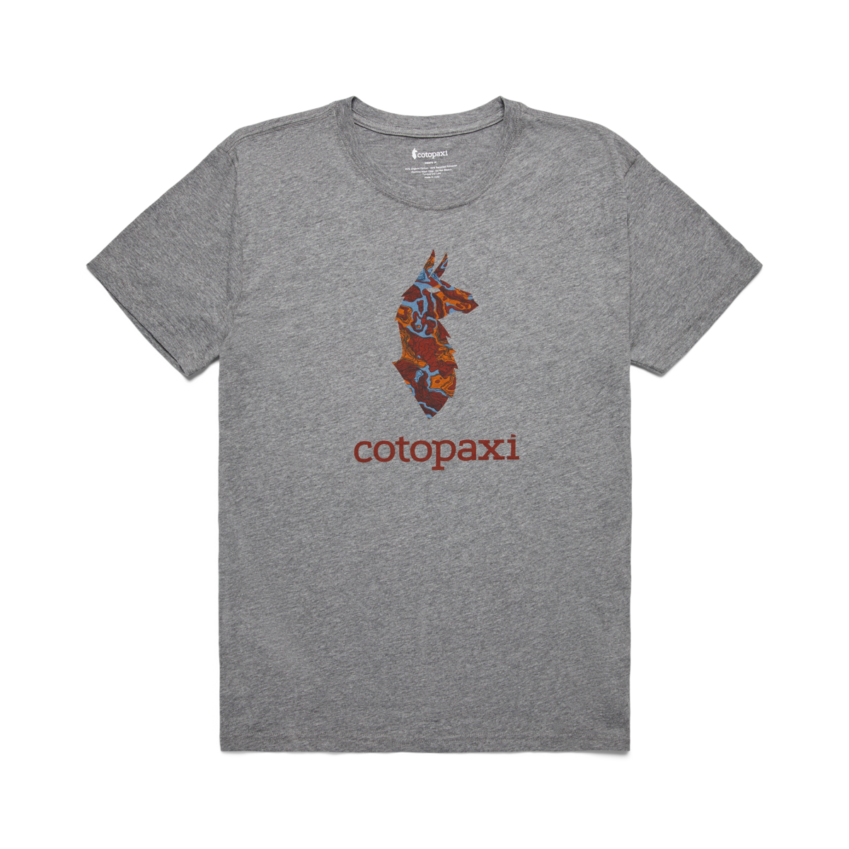 Altitude Llama Organic T-Shirt - Men's, Heather Grey