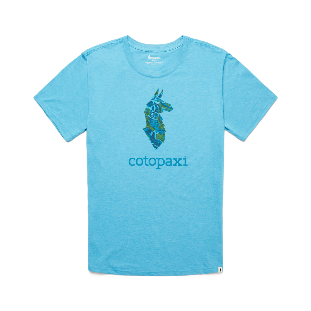 Altitude Llama Organic T-Shirt - Men's, Poolside