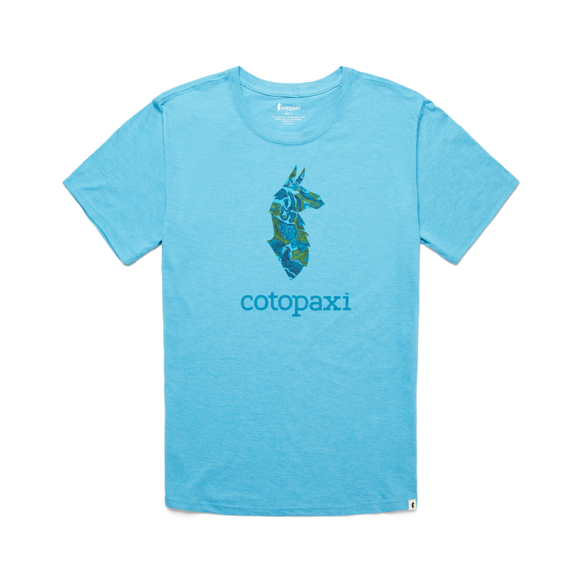 Altitude Llama Organic T-Shirt - Men's, Poolside
