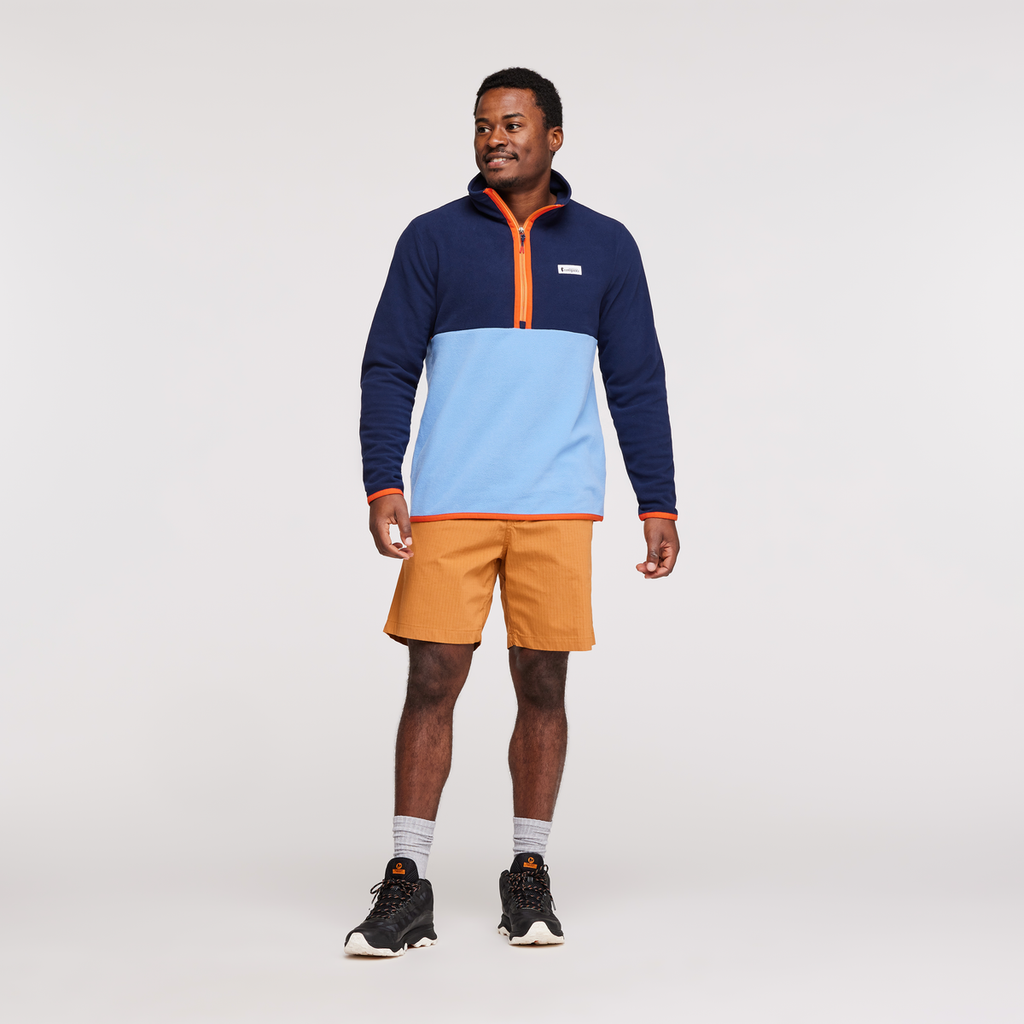 Amado Fleece - Men's, Maritime/Lupine, Model Jeremy