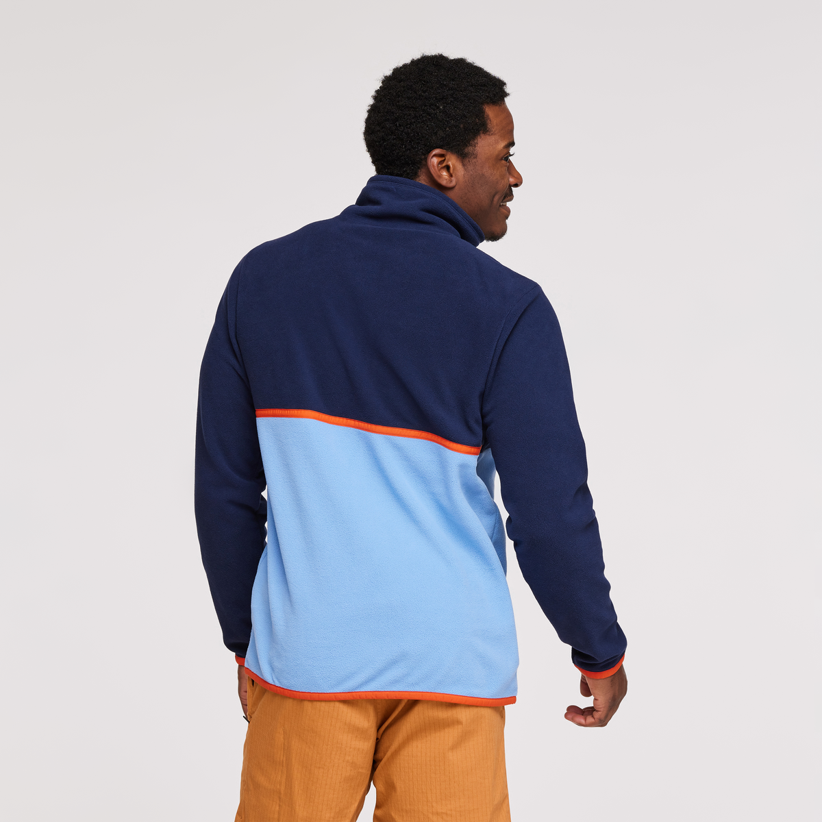 Amado Fleece - Men's, Maritime/Lupine, Model Jeremy