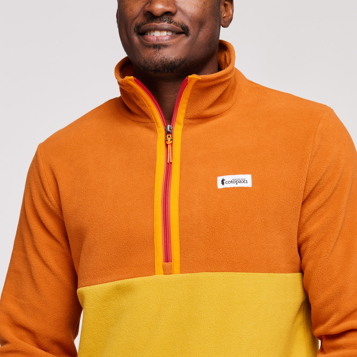 Amado Fleece - Men's, Mezcal/Amber, Model Jeremy