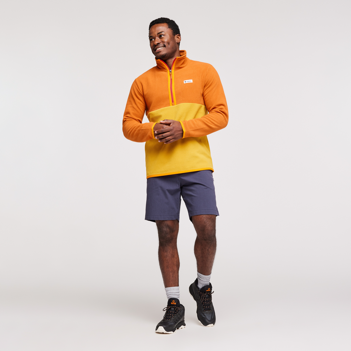 Amado Fleece - Men's, Mezcal/Amber, Model Jeremy