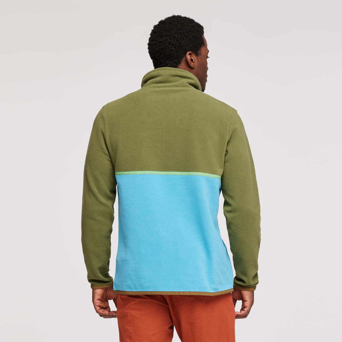 Amado Fleece - Men's, Pine/Poolside, Model Jeremy
