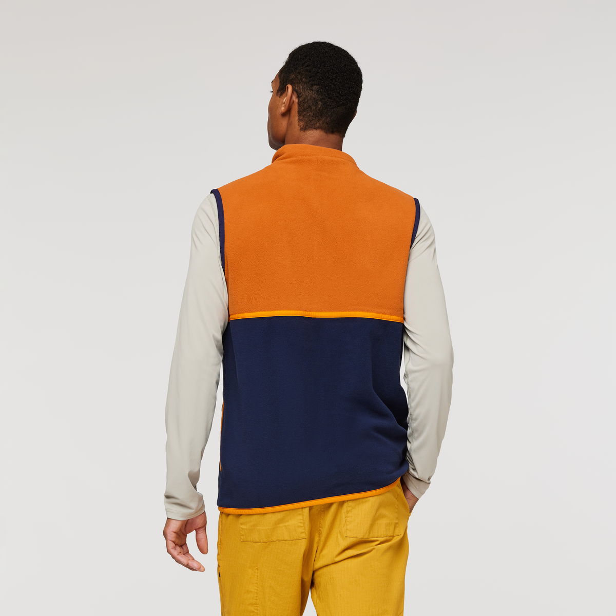 Amado Fleece Vest - Men's, Mezcal/Maritime, Model Jason