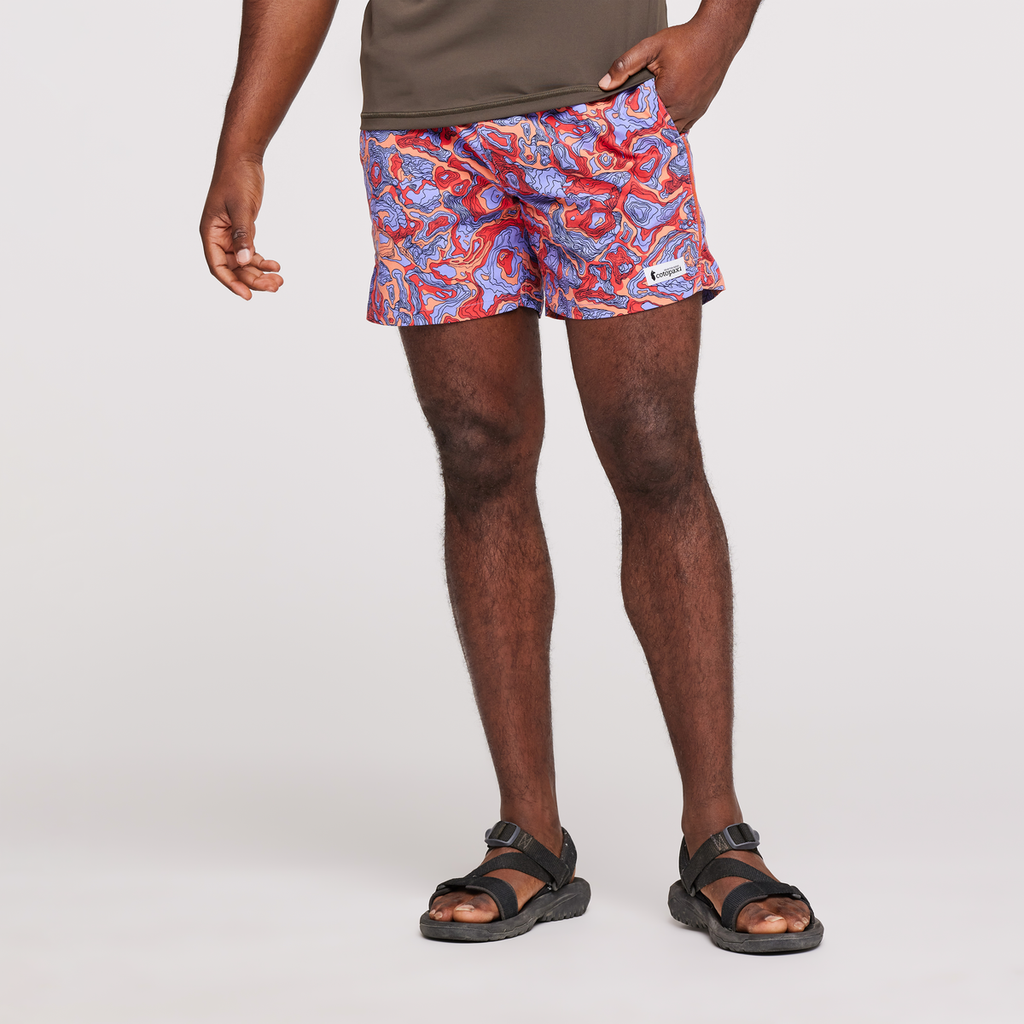 Brinco Short - Print - Men's, Amethyst/Canyon, Model Jeremy