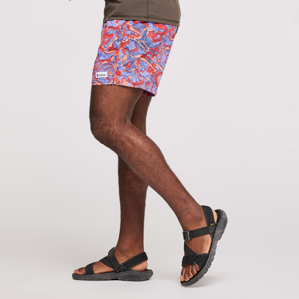 Brinco Short - Print - Men's, Amethyst/Canyon, Model Jeremy