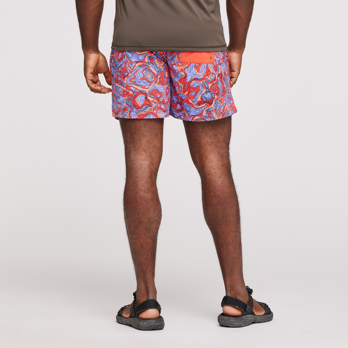Brinco Short - Print - Men's, Amethyst/Canyon, Model Jeremy