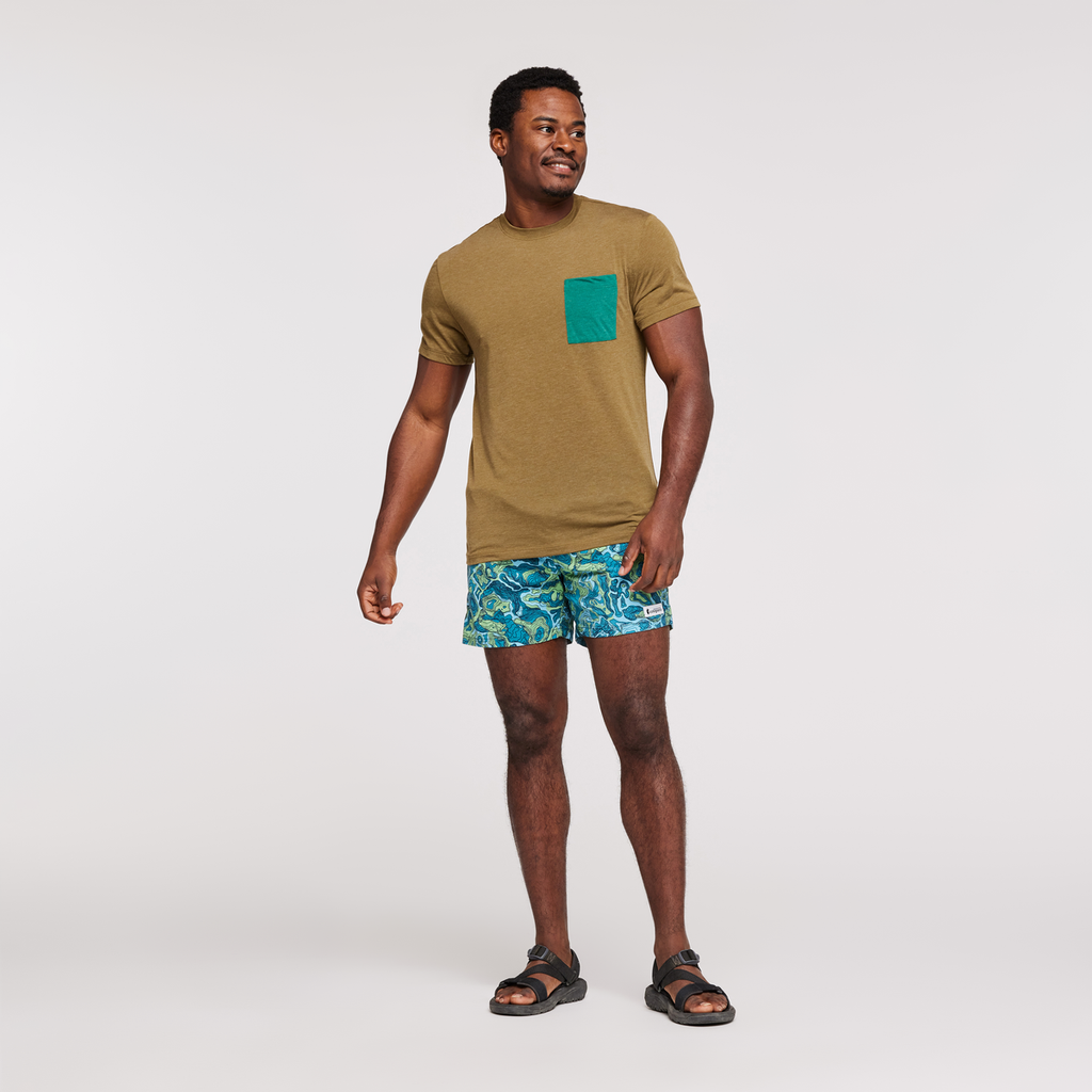 Brinco Short - Print - Men's, Gulf/Kelp, Model Jeremy