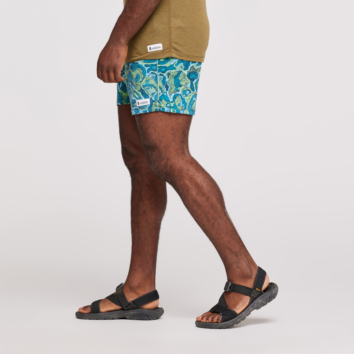 Brinco Short - Print - Men's, Gulf/Kelp, Model Jeremy