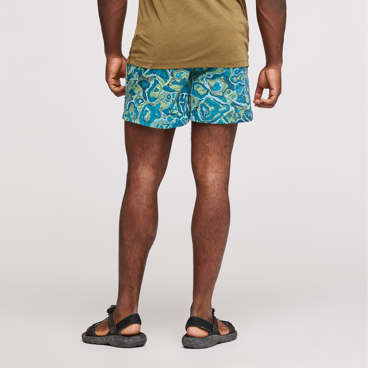 Brinco Short - Print - Men's, Gulf/Kelp, Model Jeremy