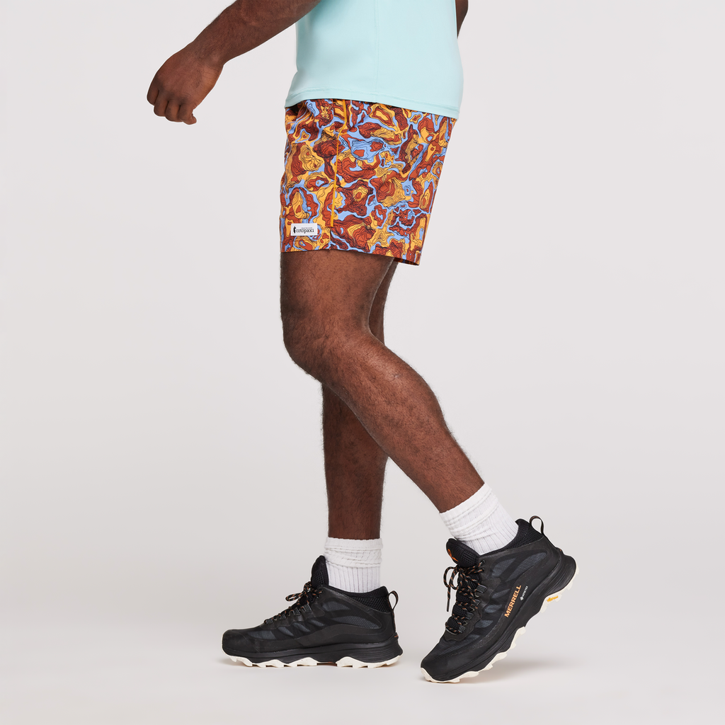Brinco Short - Print - Men's, Spice/Flame, Model Jeremy