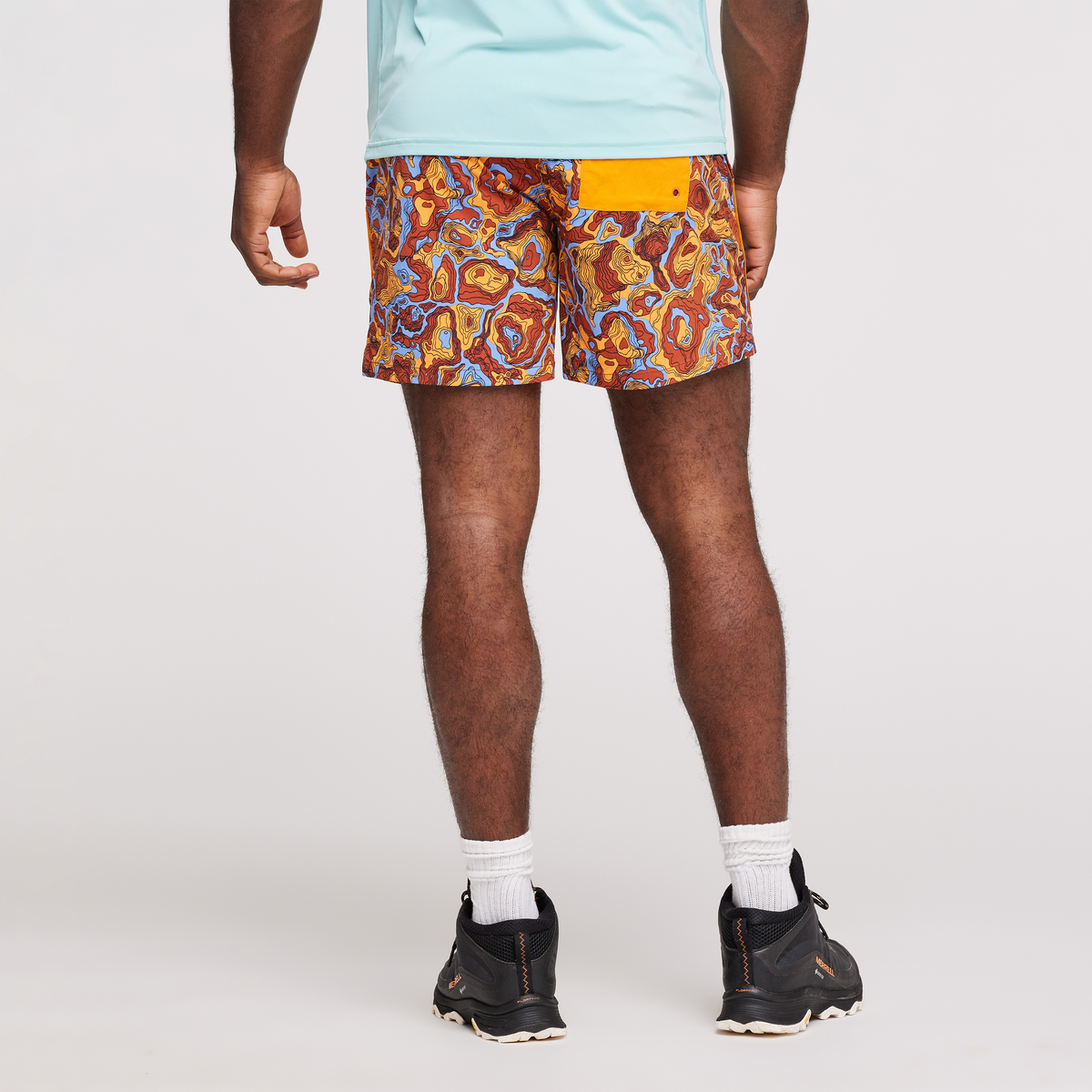 Brinco Short - Print - Men's, Spice/Flame, Model Jeremy