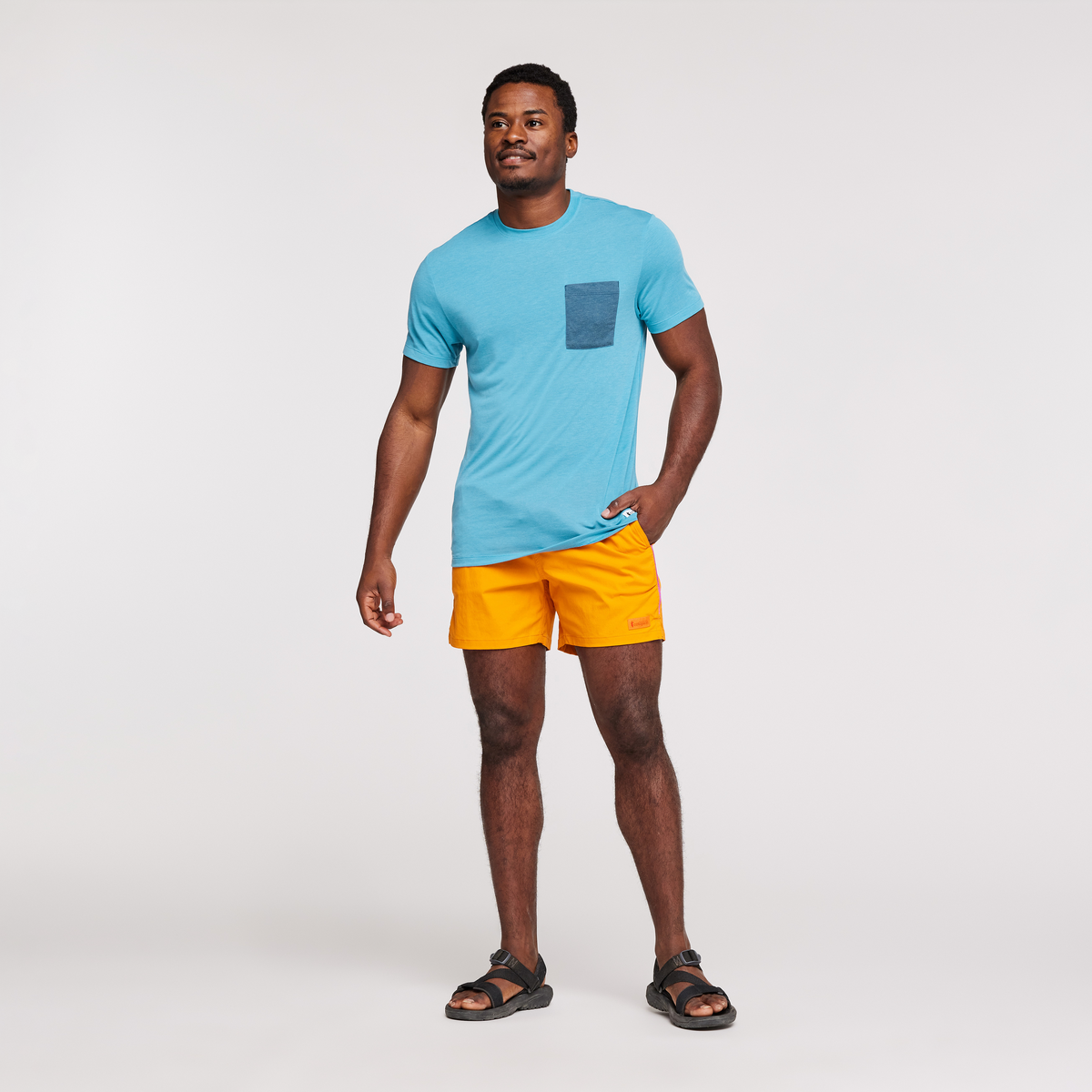 Brinco Short - Solid - Men's, Flame, Model Jeremy