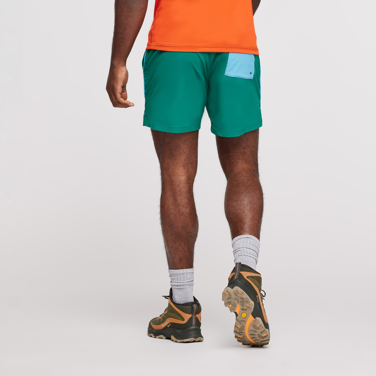 Brinco Short - Solid - Men's, Greenery, Model Jeremy
