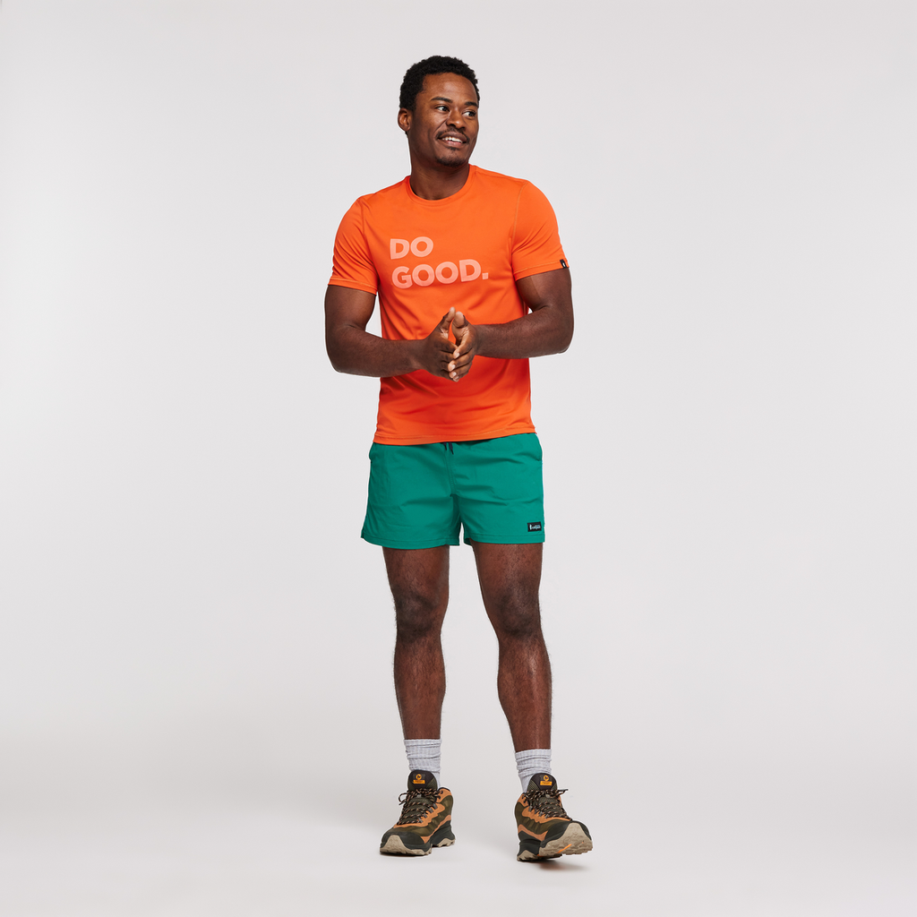Brinco Short - Solid - Men's, Greenery, Model Jeremy