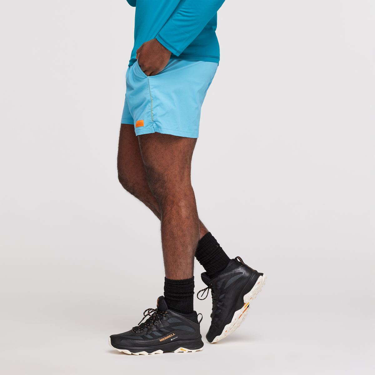 Brinco Short - Solid - Men's, Poolside, Model Jeremy