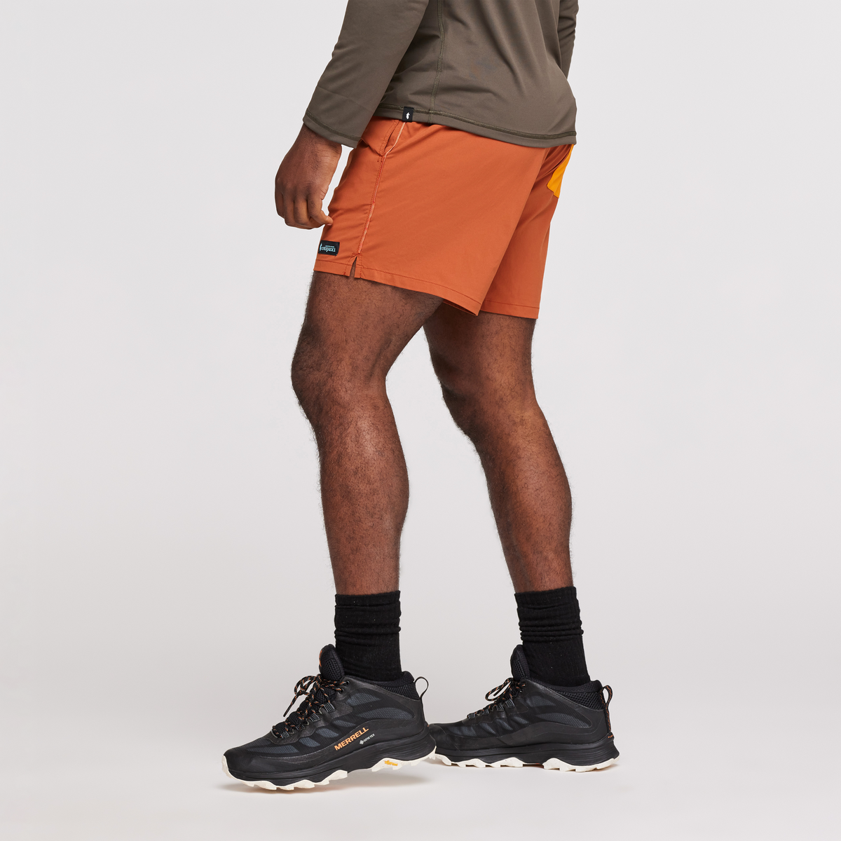 Brinco Short - Solid - Men's, Spice, Model Jeremy
