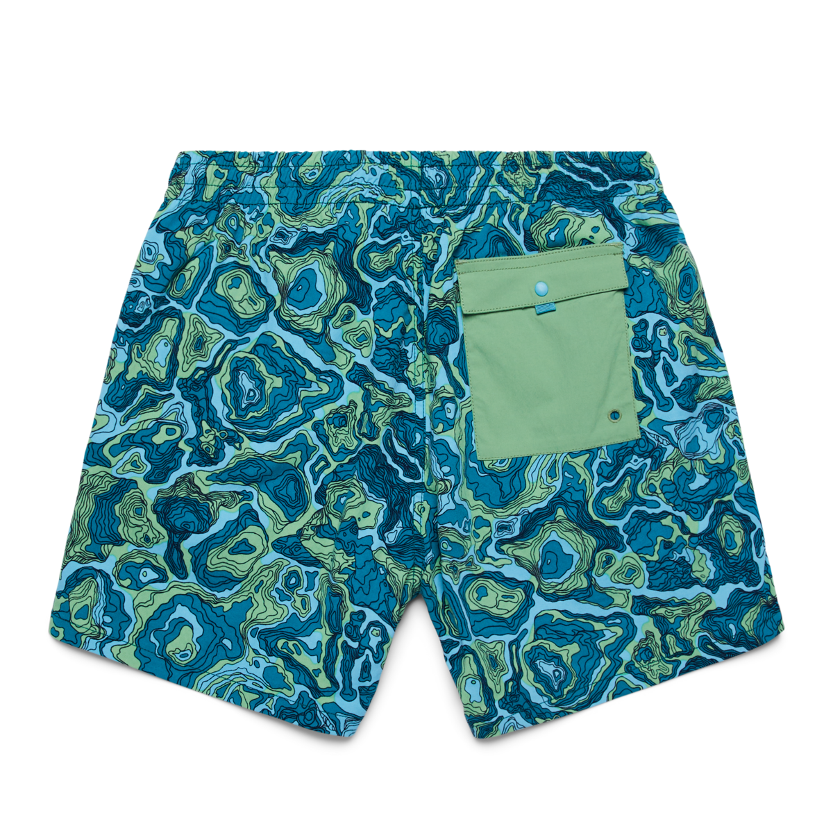 Brinco Short - Print - Men's, Gulf/Kelp