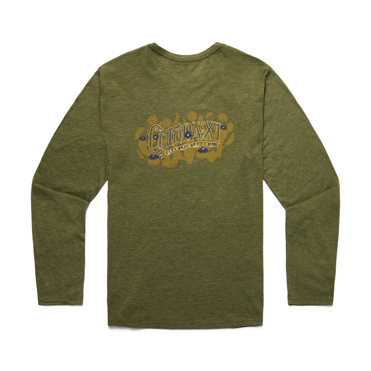 Cactus Life Long-Sleeve Organic T-Shirt - Men's, Pine